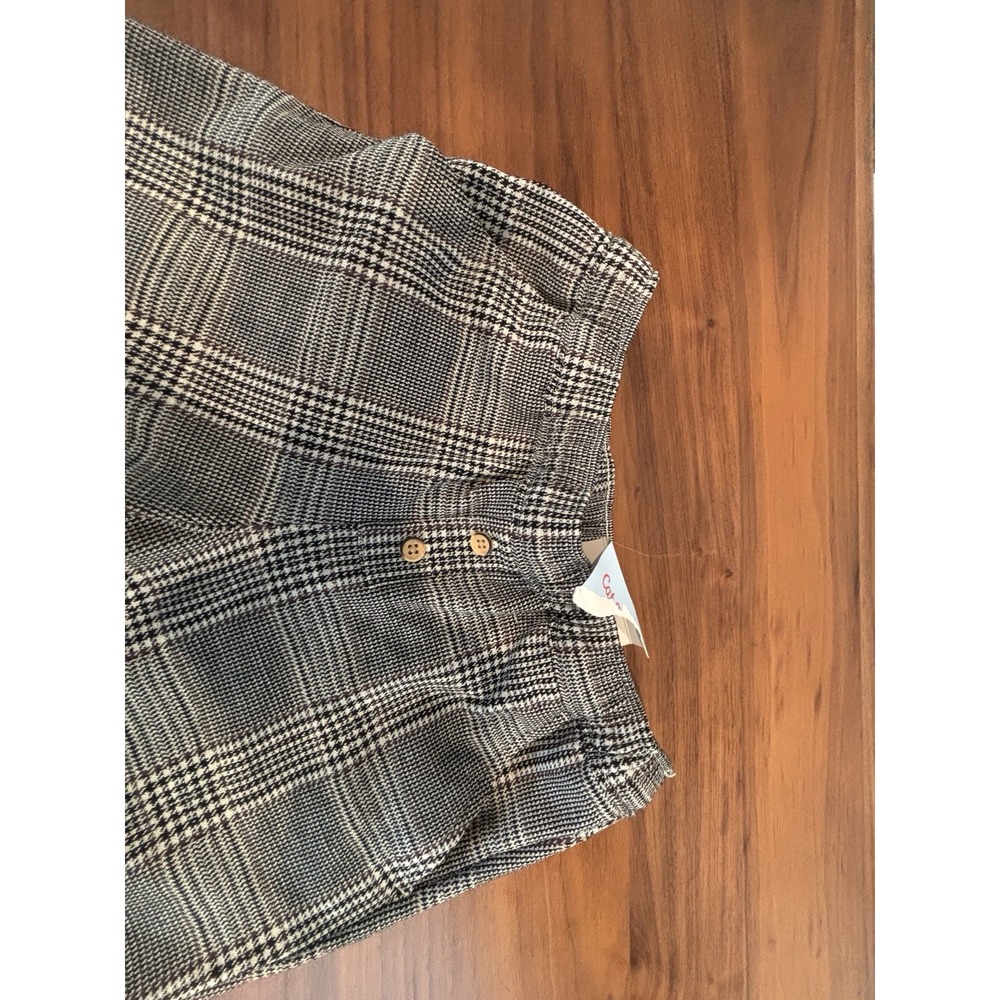 Lot Of 2 Boys' Houndstooth Print And Solid Black Pants - Cat & Jack Size 4/5T - Picture 8 of 12